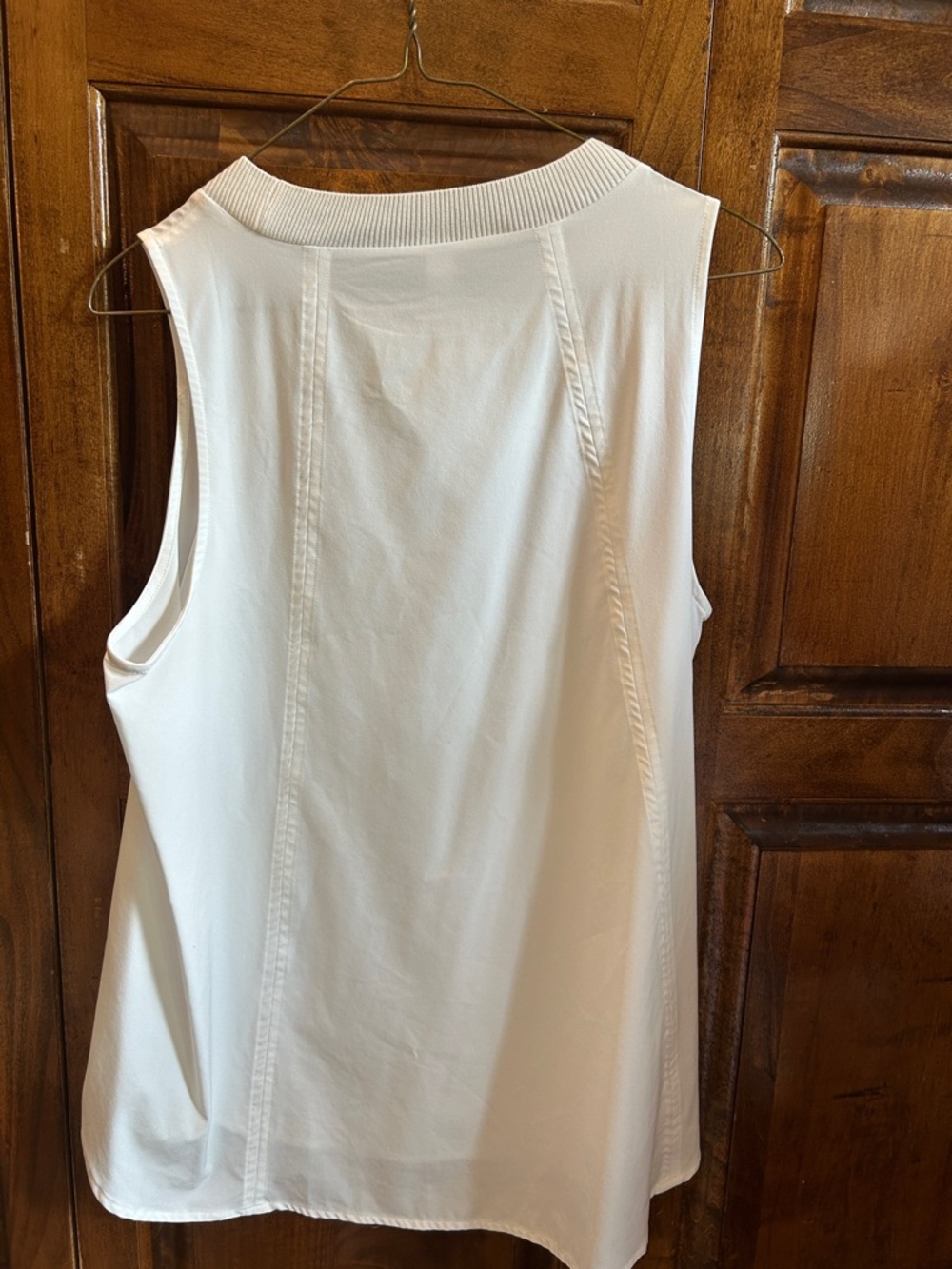 Athleta White Sleeveless Performance Tank - Picture 3 of 3